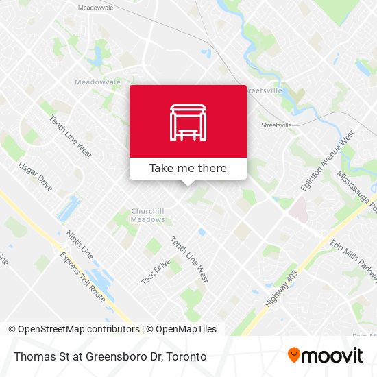 Thomas St at Greensboro Dr plan