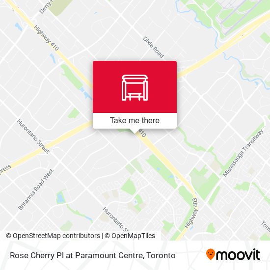 Rose Cherry Pl at Paramount Centre map