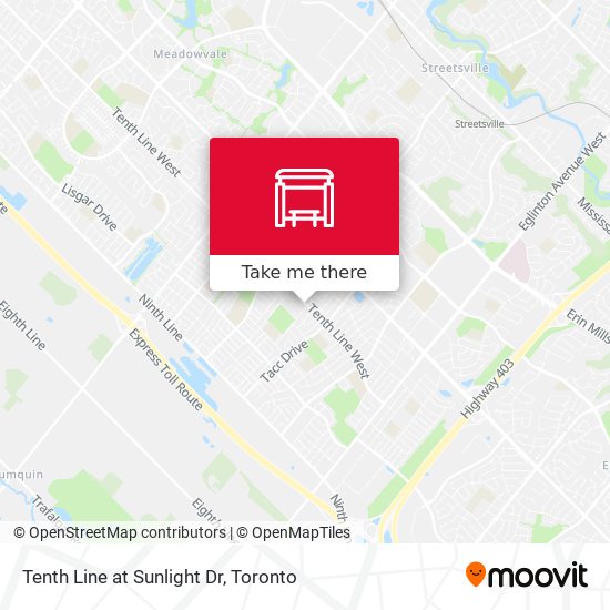 Tenth Line at Sunlight Dr plan