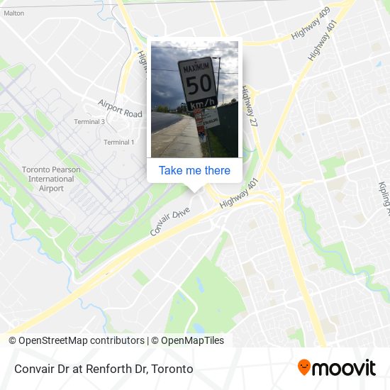 Convair Dr at Renforth Dr plan