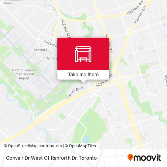 Convair Dr West Of Renforth Dr map