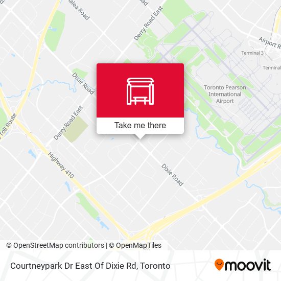 Courtneypark Dr East Of Dixie Rd map
