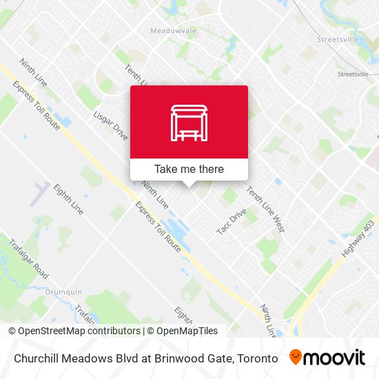 Churchill Meadows Blvd at Brinwood Gate plan