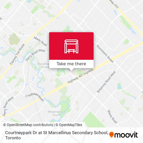 Courtneypark Dr at St Marcellinus Secondary School map