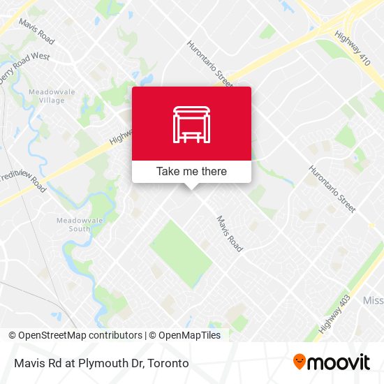 Mavis Rd at Plymouth Dr map