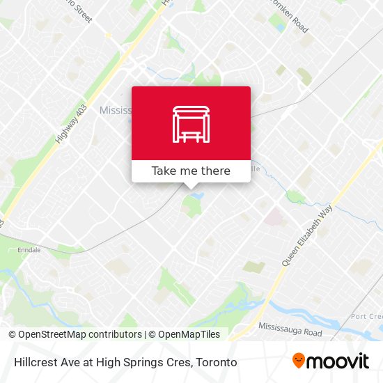 Hillcrest Ave at High Springs Cres plan