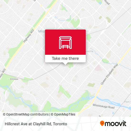 Hillcrest Ave at Clayhill Rd map
