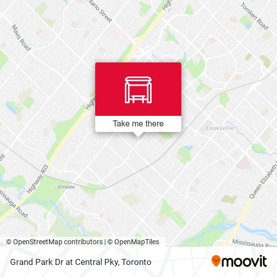 Grand Park Dr at Central Pky map