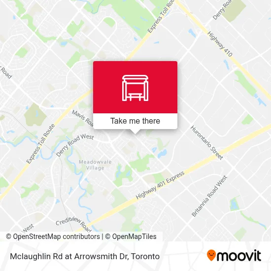 Mclaughlin Rd at Arrowsmith Dr map