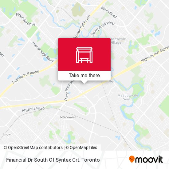 Financial Dr South Of Syntex Crt map