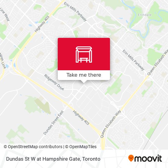 Dundas St W at Hampshire Gate map