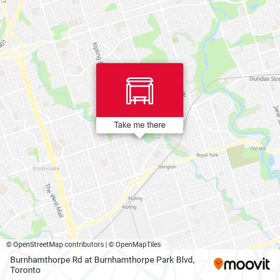 Burnhamthorpe Rd at Burnhamthorpe Park Blvd map