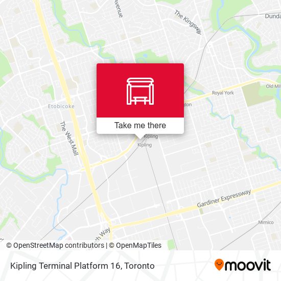 Kipling Terminal Platform 16 plan
