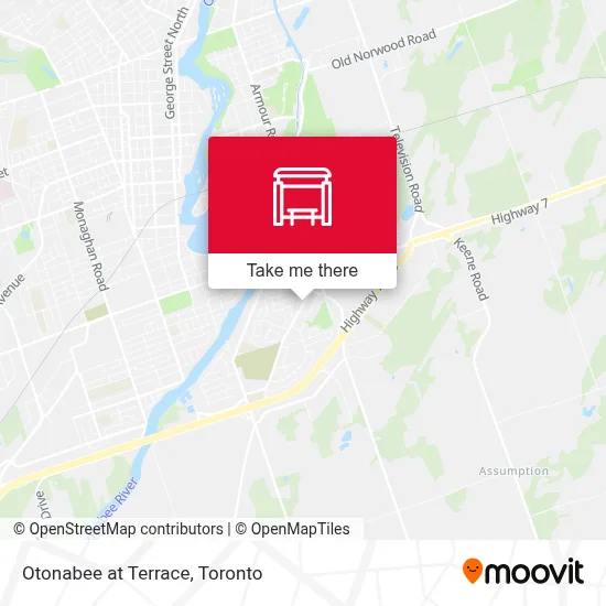 Otonabee at Terrace map