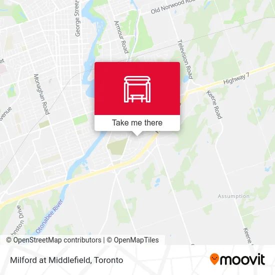 Milford at Middlefield map