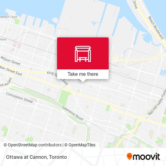 Ottawa at Cannon map