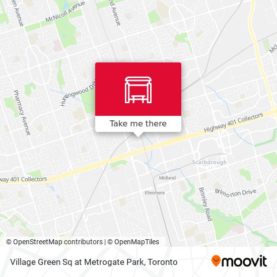 Village Green Sq at Metrogate Park map