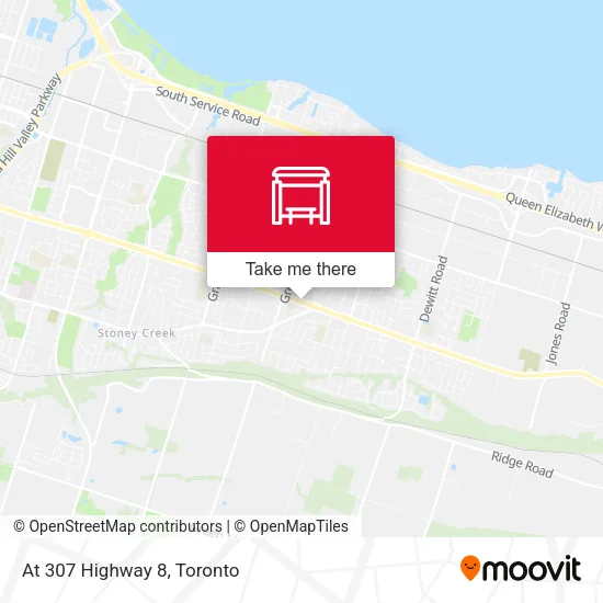 At 307 Highway 8 map