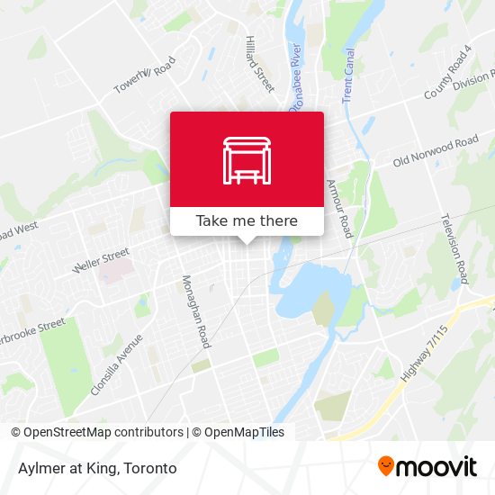 Directions To Aylmer Ontario How To Get To Aylmer At King In Peterborough By Bus?