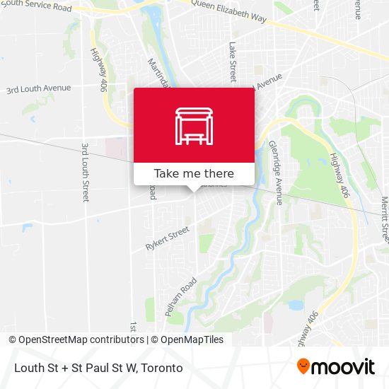 Louth St + St Paul St W map