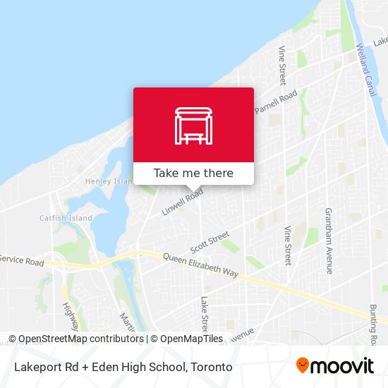 Lakeport Rd + Eden High School map