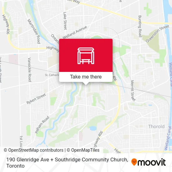 190 Glenridge Ave + Southridge Community Church map