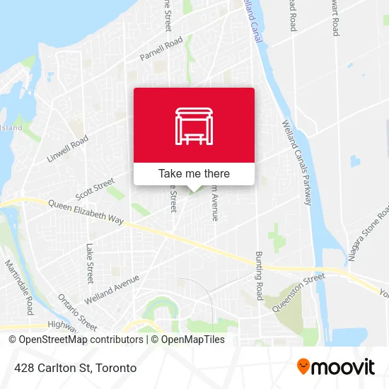 428 Carlton St map