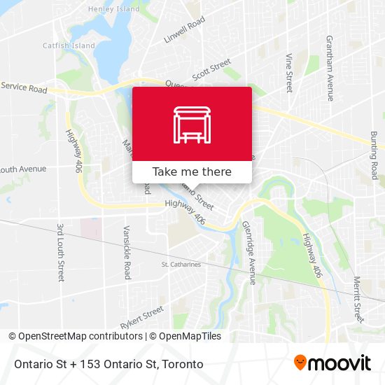 Ontario St + 153 Ontario St map