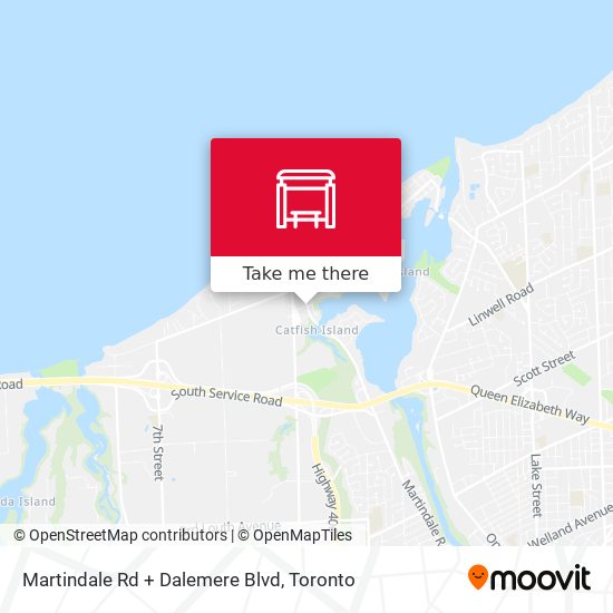Martindale Rd + Dalemere Blvd map