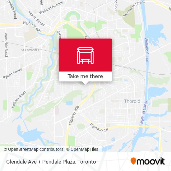 Glendale Ave + Pendale Plaza map