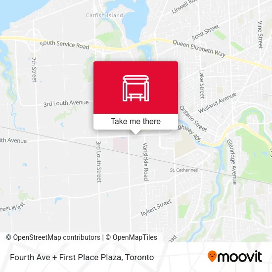 Fourth Ave + First Place Plaza map