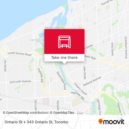 Ontario St + 343 Ontario St map