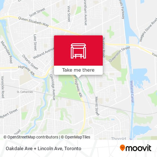 Oakdale Ave + Lincoln Ave map