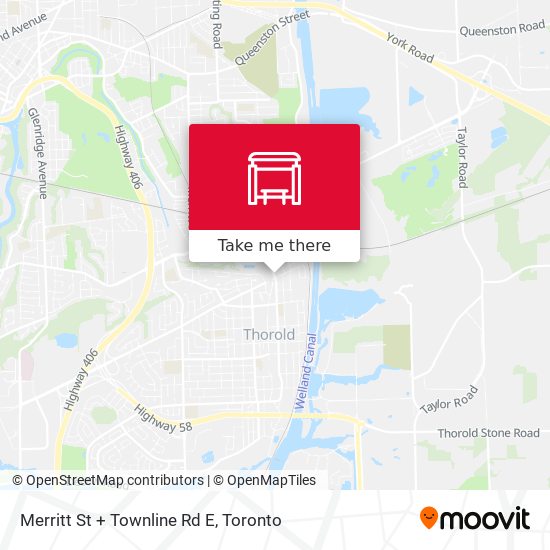 Merritt St + Townline Rd E map
