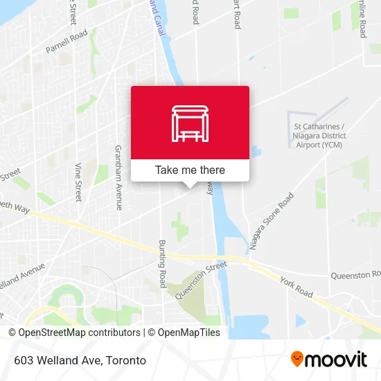 603 Welland Ave map