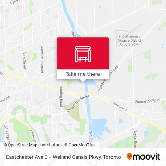 Eastchester Ave E + Welland Canals Pkwy map