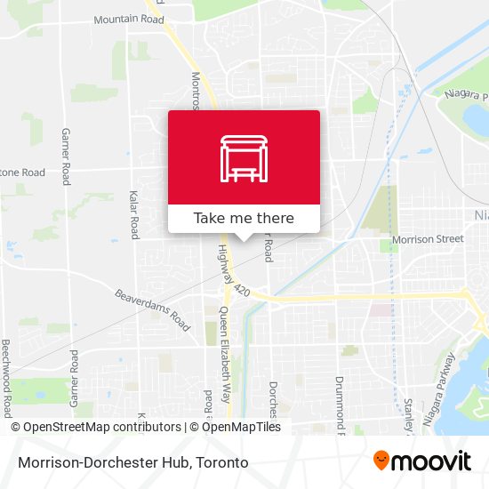 Morrison-Dorchester Hub map