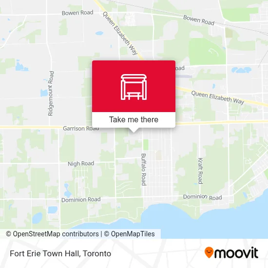 Fort Erie Town Hall map