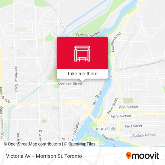 Victoria Av + Morrison St map