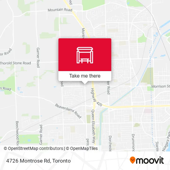 4726 Montrose Rd map