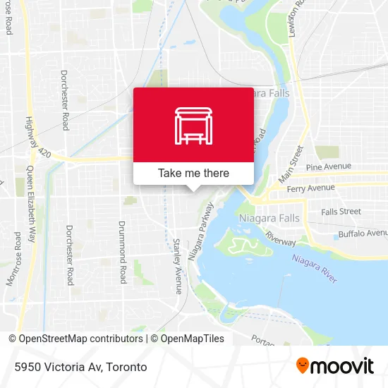 5950 Victoria Av map