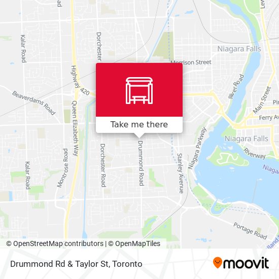 Drummond Rd & Taylor St map