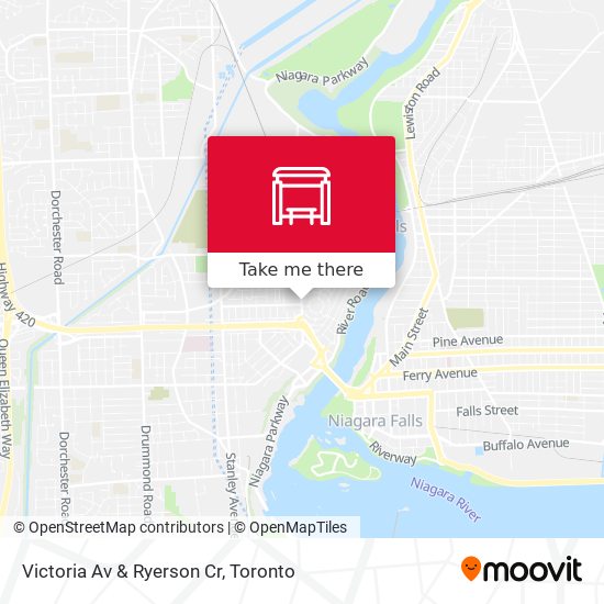 Victoria Av & Ryerson Cr map