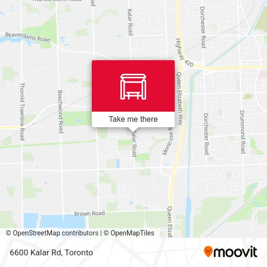6600 Kalar Rd map