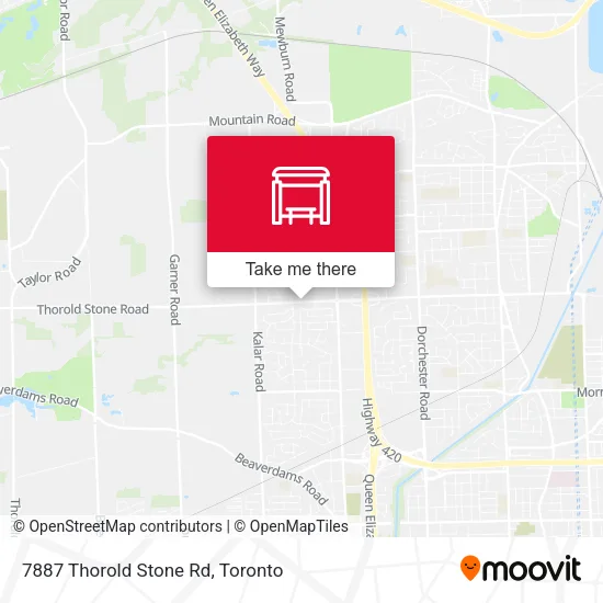 7887 Thorold Stone Rd map
