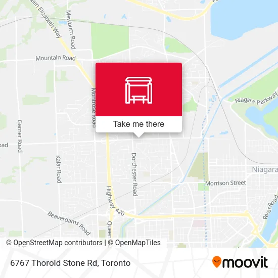 6767 Thorold Stone Rd map
