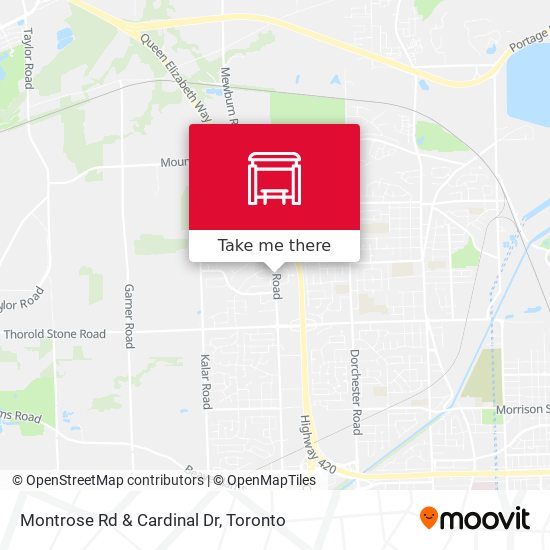 Montrose Rd & Cardinal Dr plan
