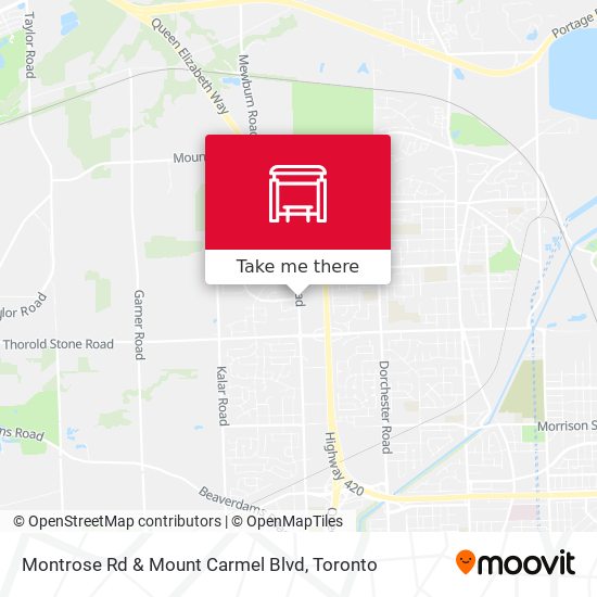 Montrose Rd & Mount Carmel Blvd plan