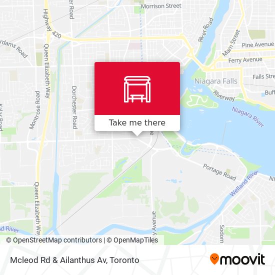 Mcleod Rd & Ailanthus Av map