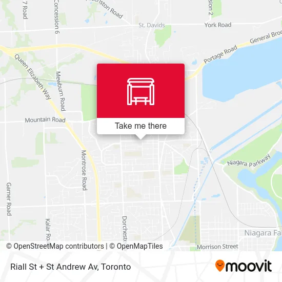 Riall St + St Andrew Av map